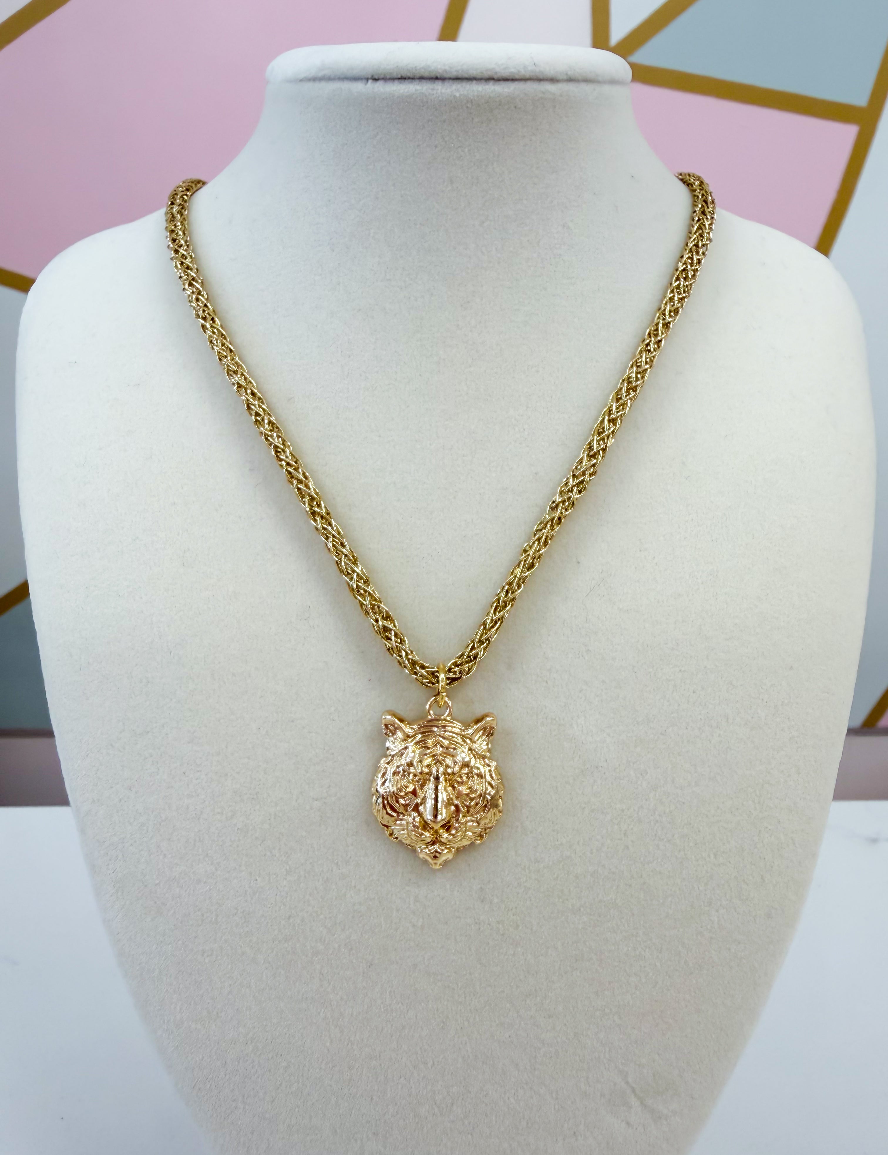 Corie Cord Necklace - Tiger Gold