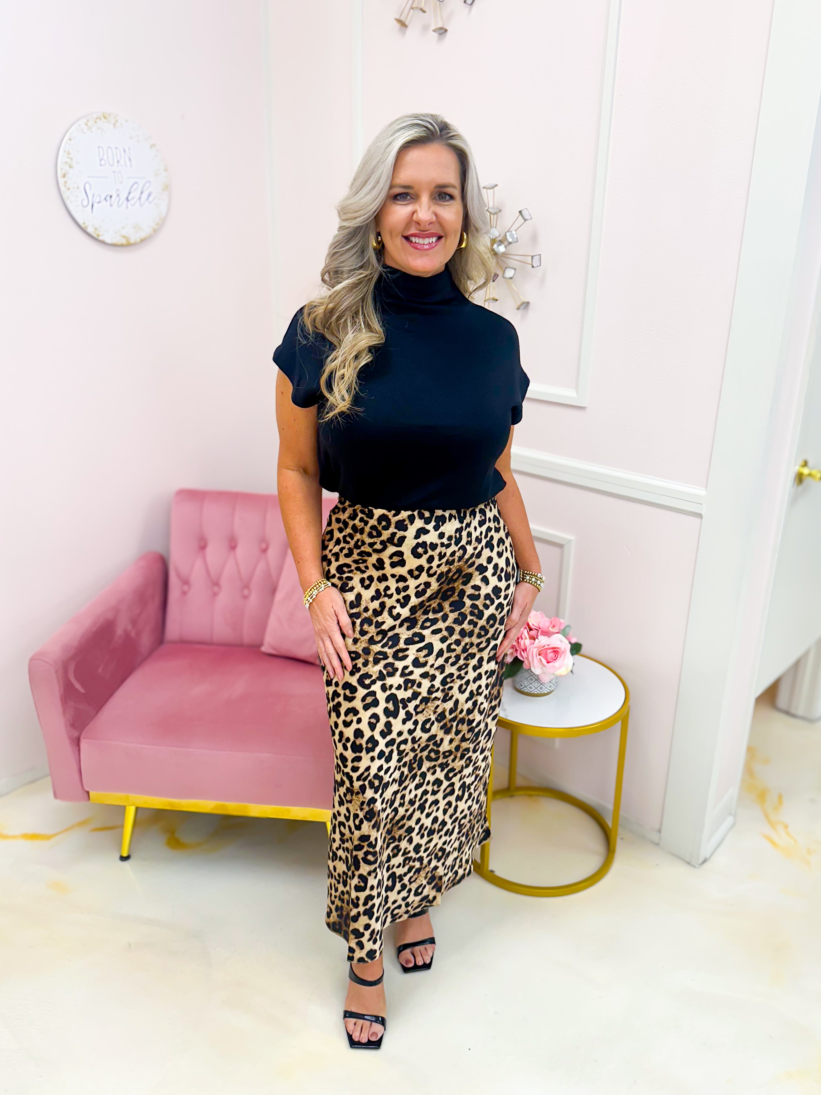 Leopard Is My Language Skirt