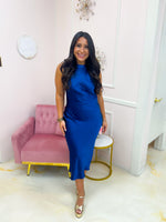 Stop And Stare Dress Blue