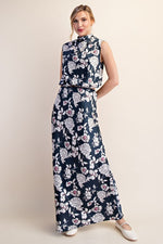 Floral Fantasy Set Navy