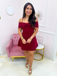Make It Yours Dress Maroon
