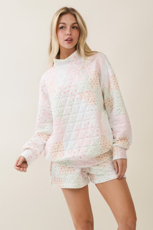 Quilted Cottage Set - Pink