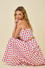Polka Dot Party Top Red