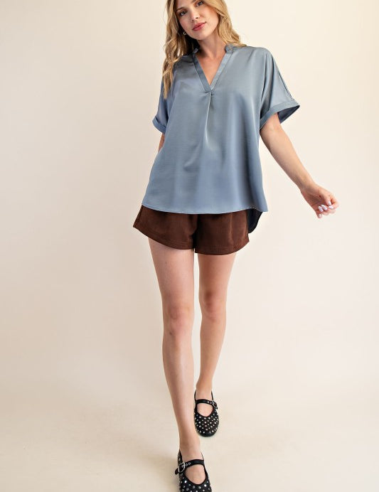 Quiet Luxury Top - Slate