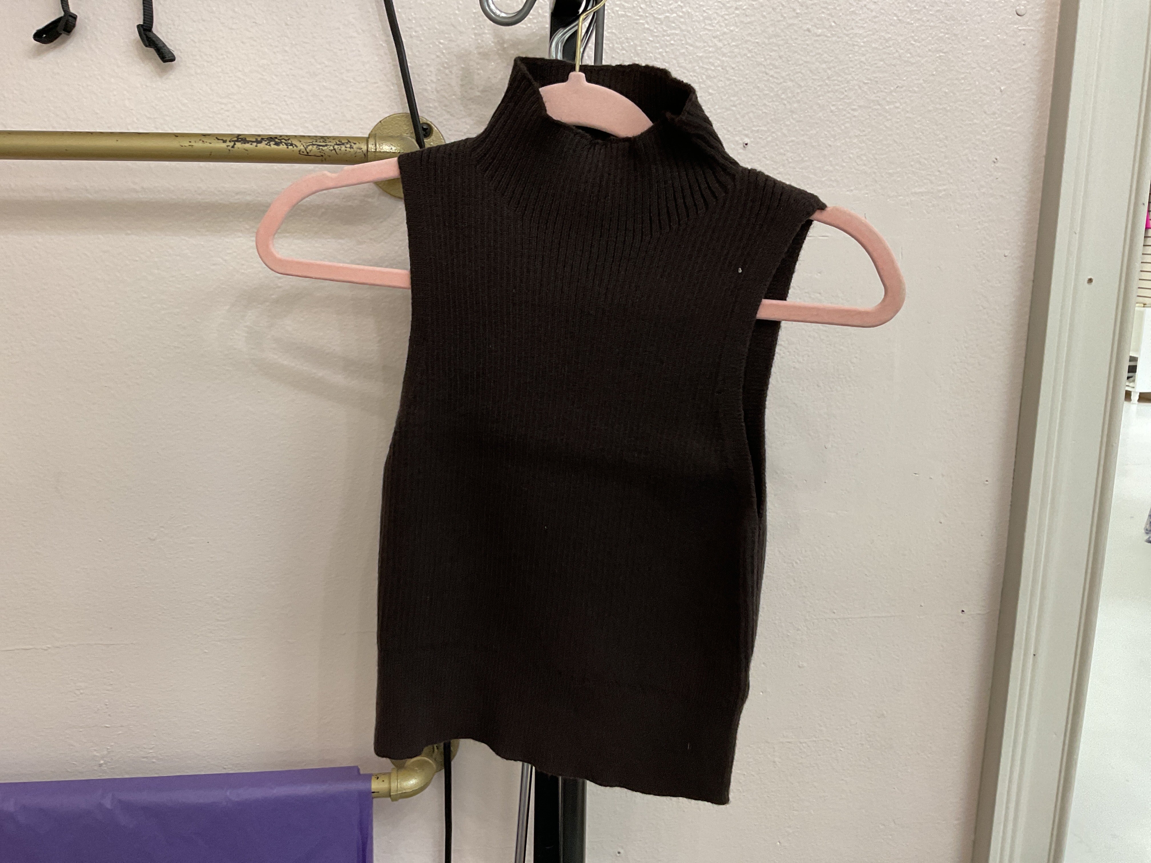 Knockout Mock Top Brown