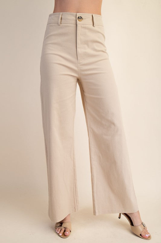 Forever Falling For You Pants Taupe