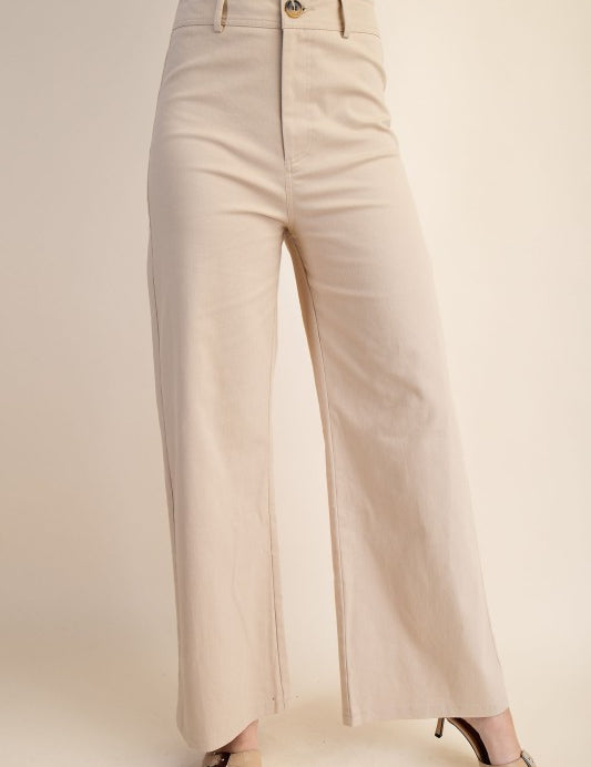 Forever Falling For You Pants Taupe