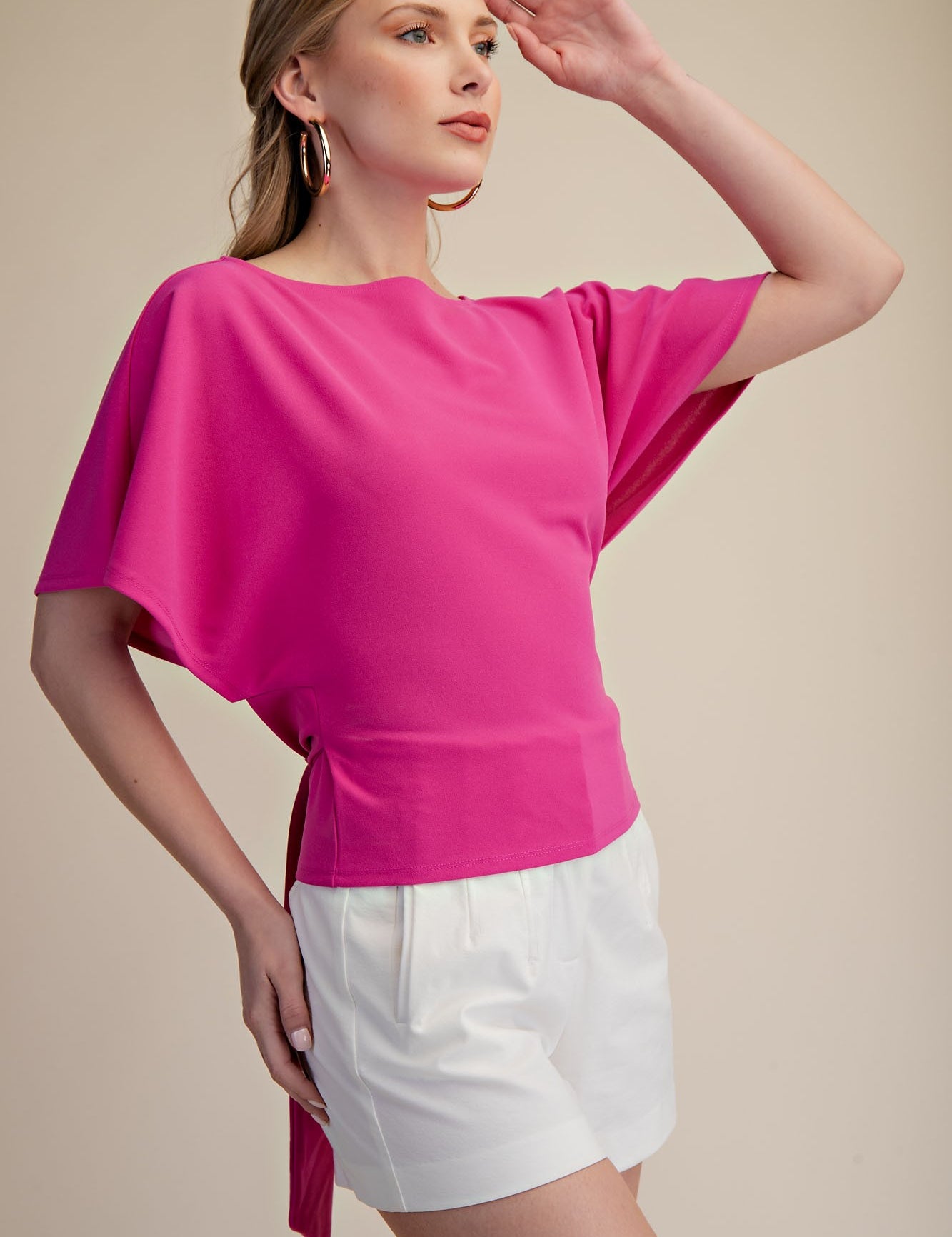 Scarlet Grace Top - Magenta