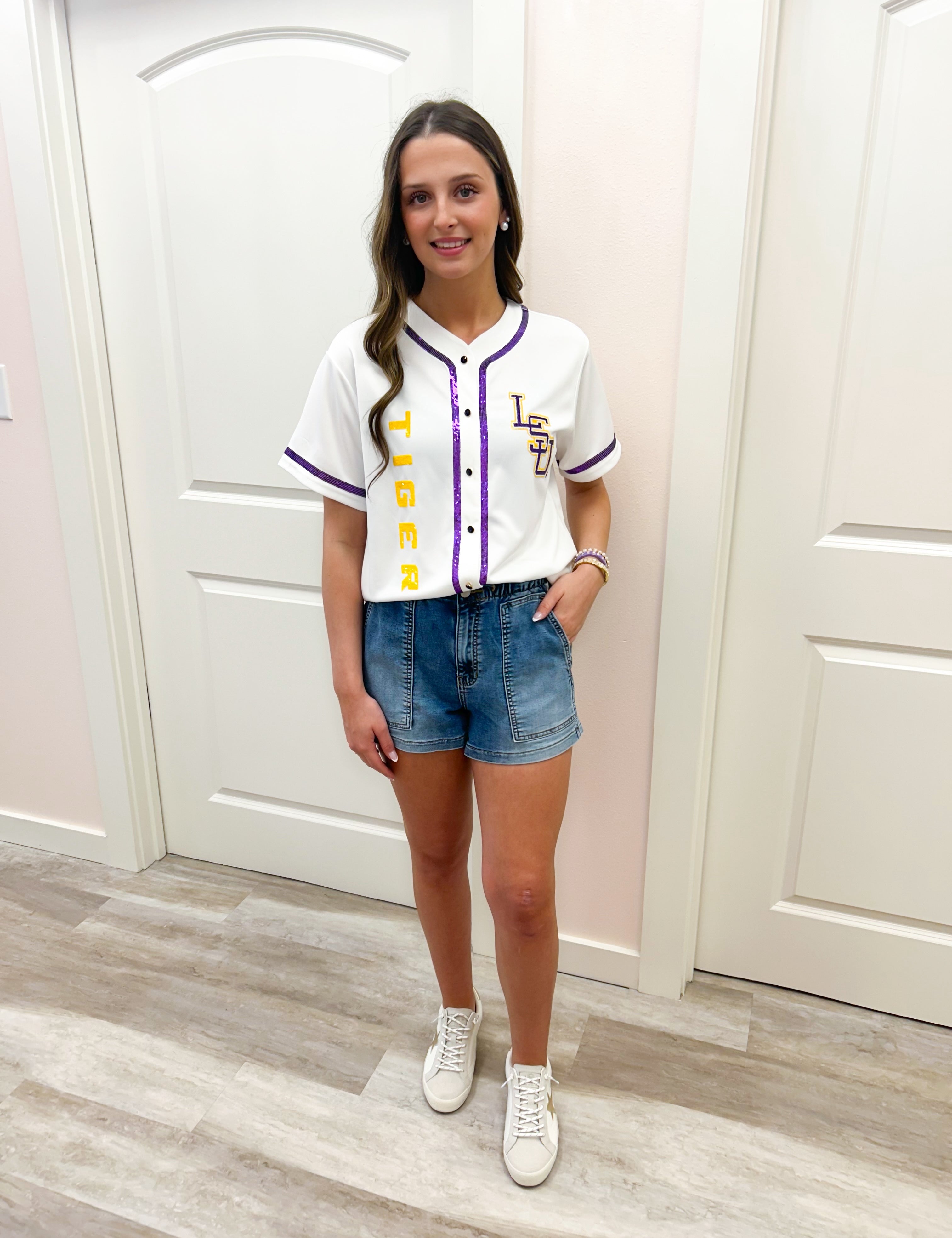 LSU Tigers Baseball Jersey Tee