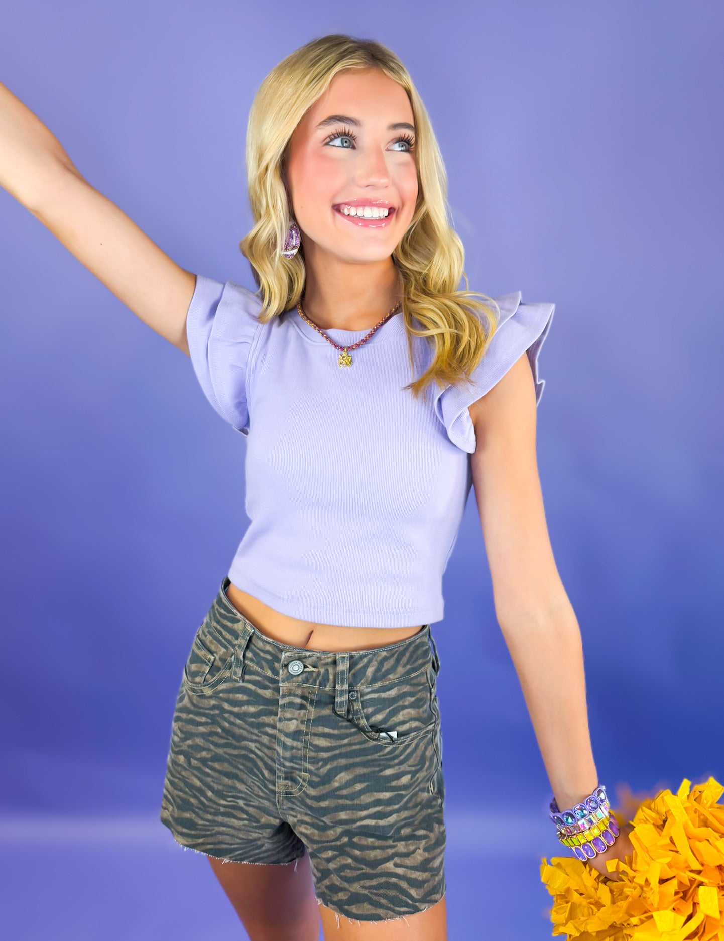 Finn Denim Shorts - Tiger
