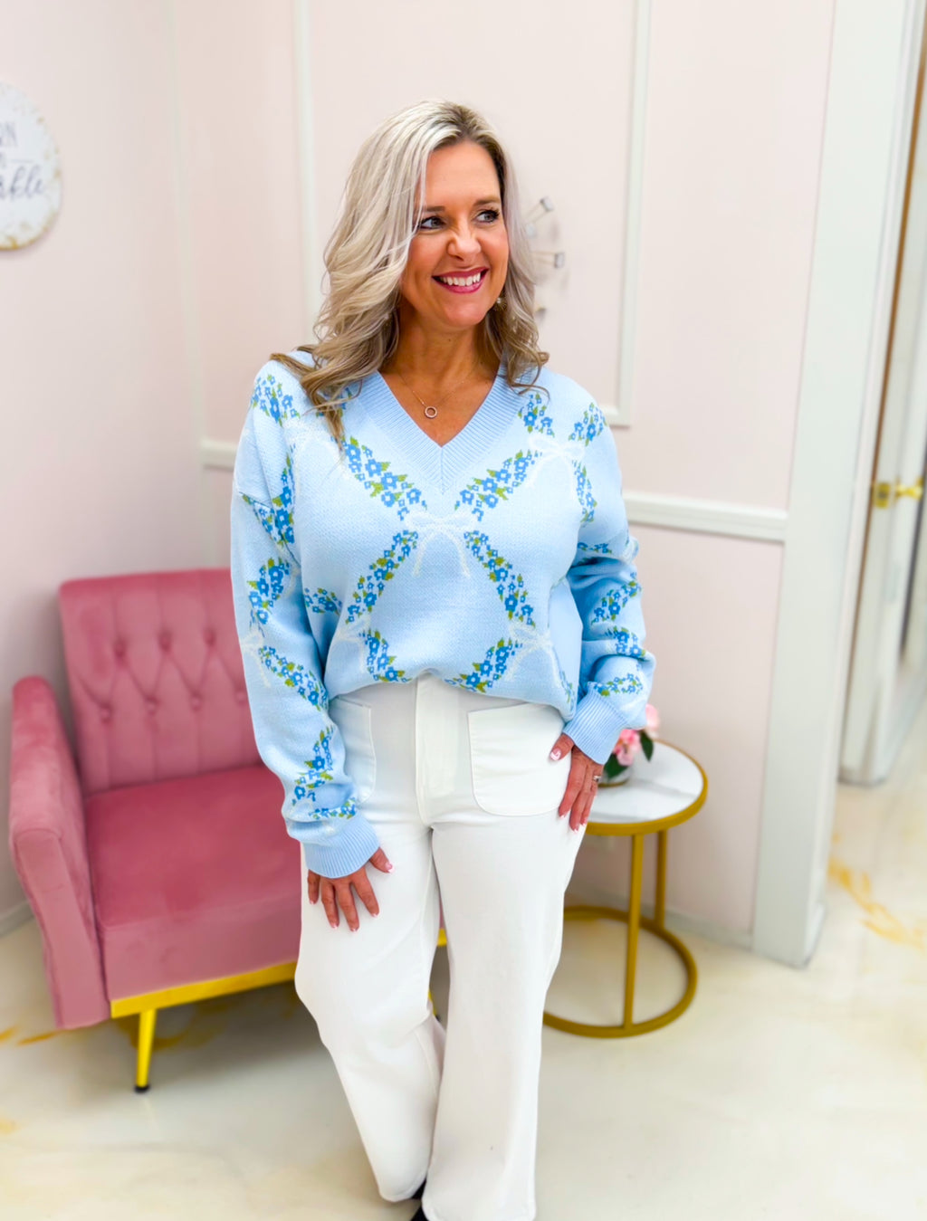 Fancy Bow Sweater