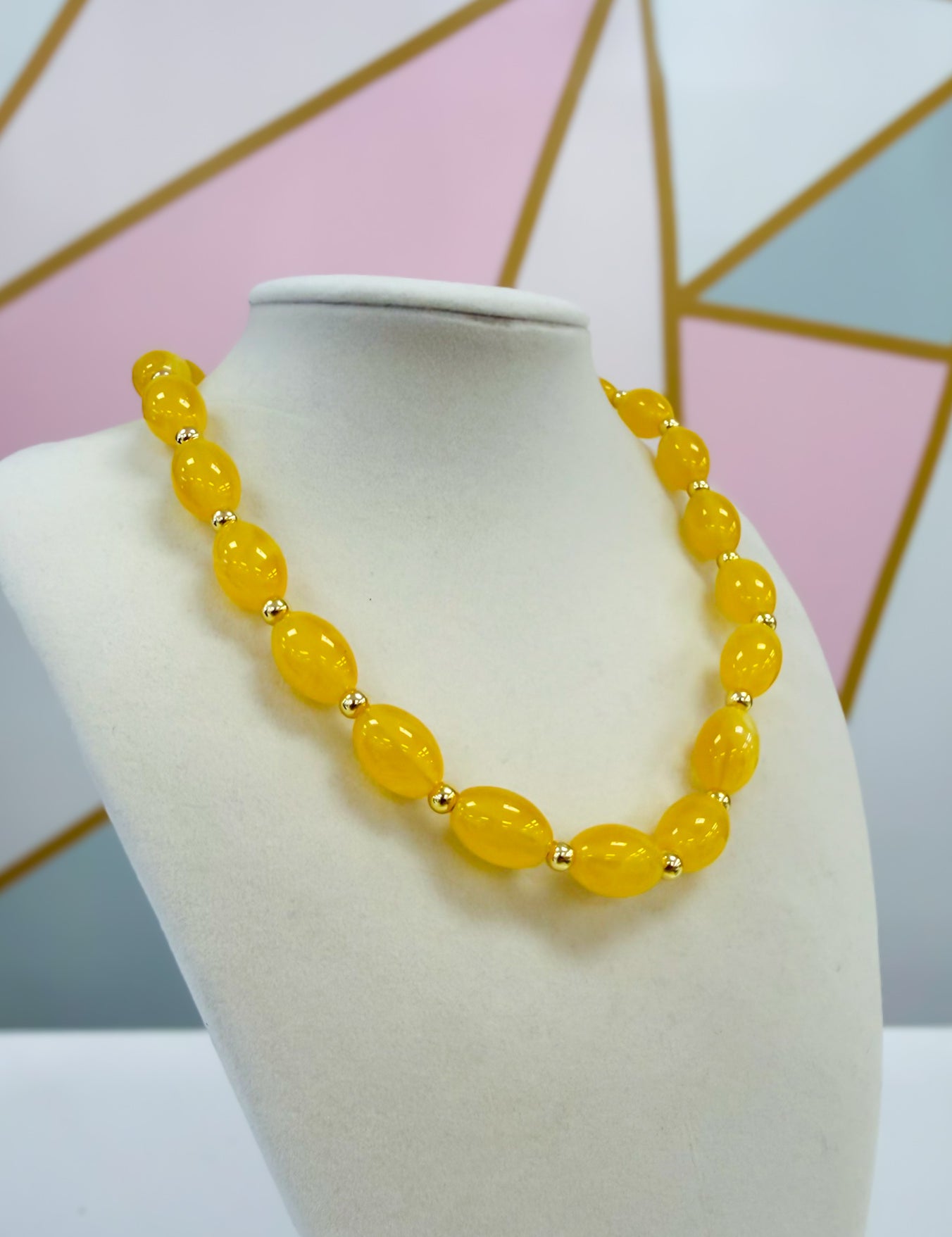 Laney Necklace - Yellow