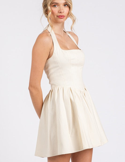 Lace Me Up Mini Dress