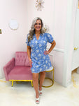 Loving Lace Dress Blue