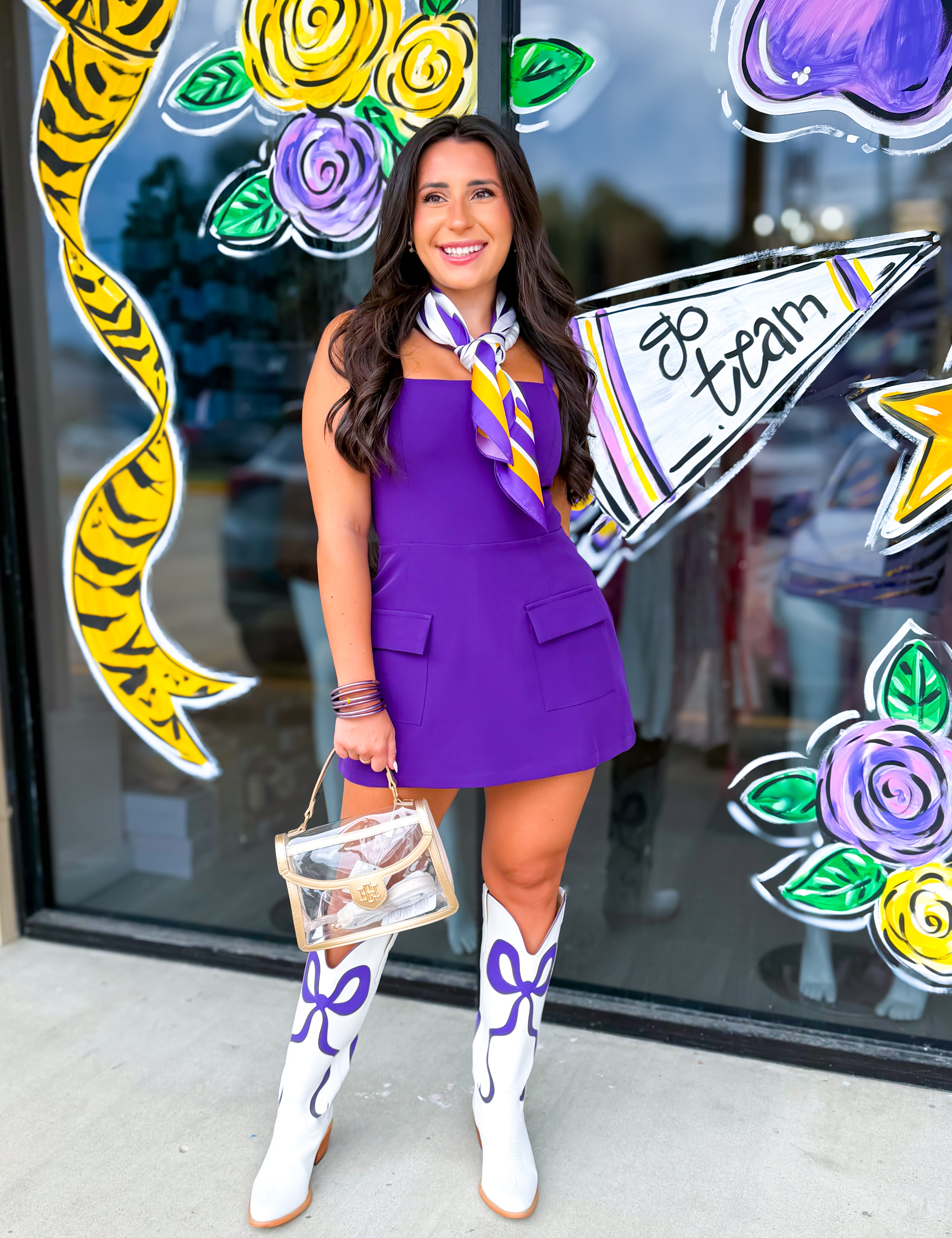 Finally Belle Mini Dress - Purple