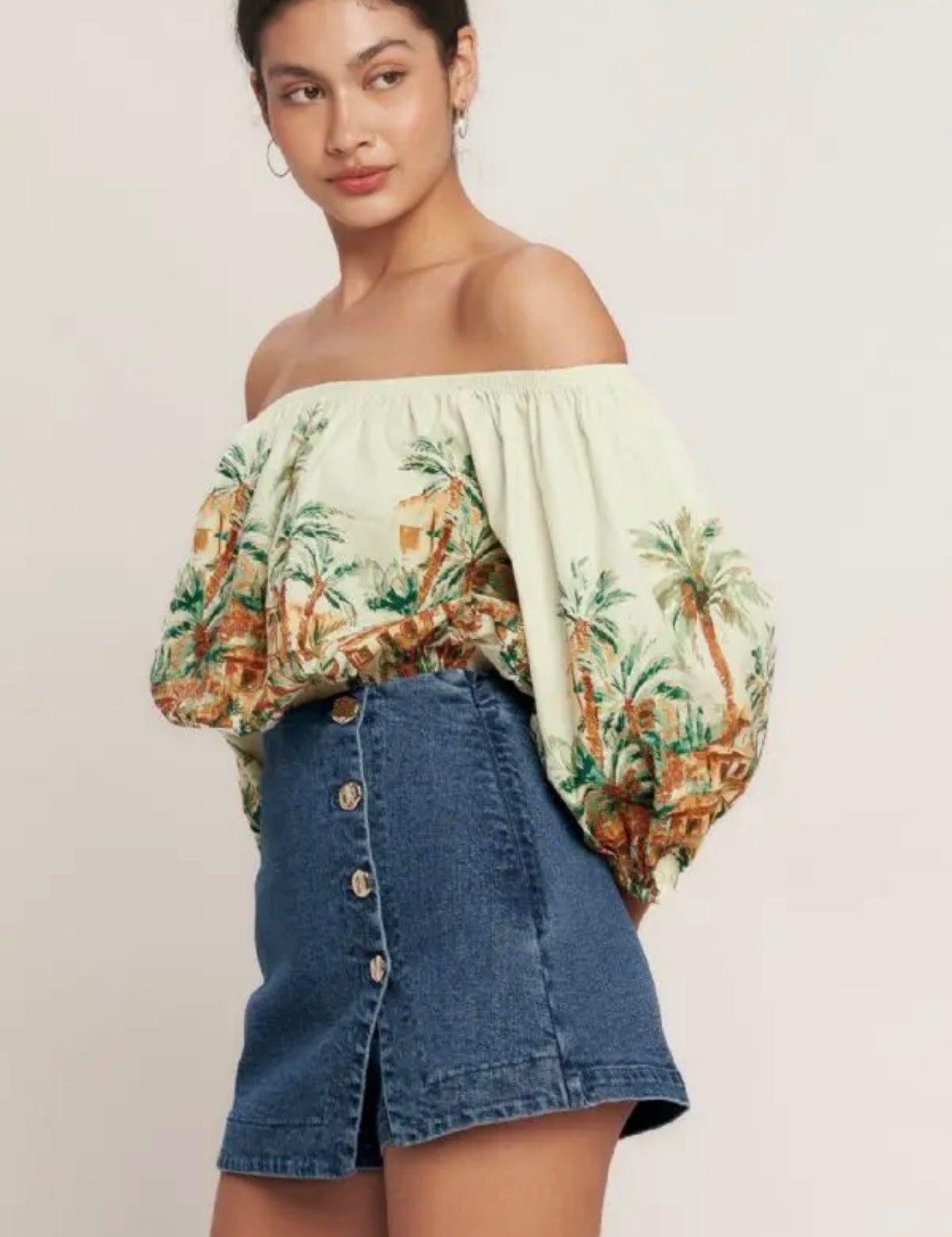 Living In Denim Skort - Dark Wash