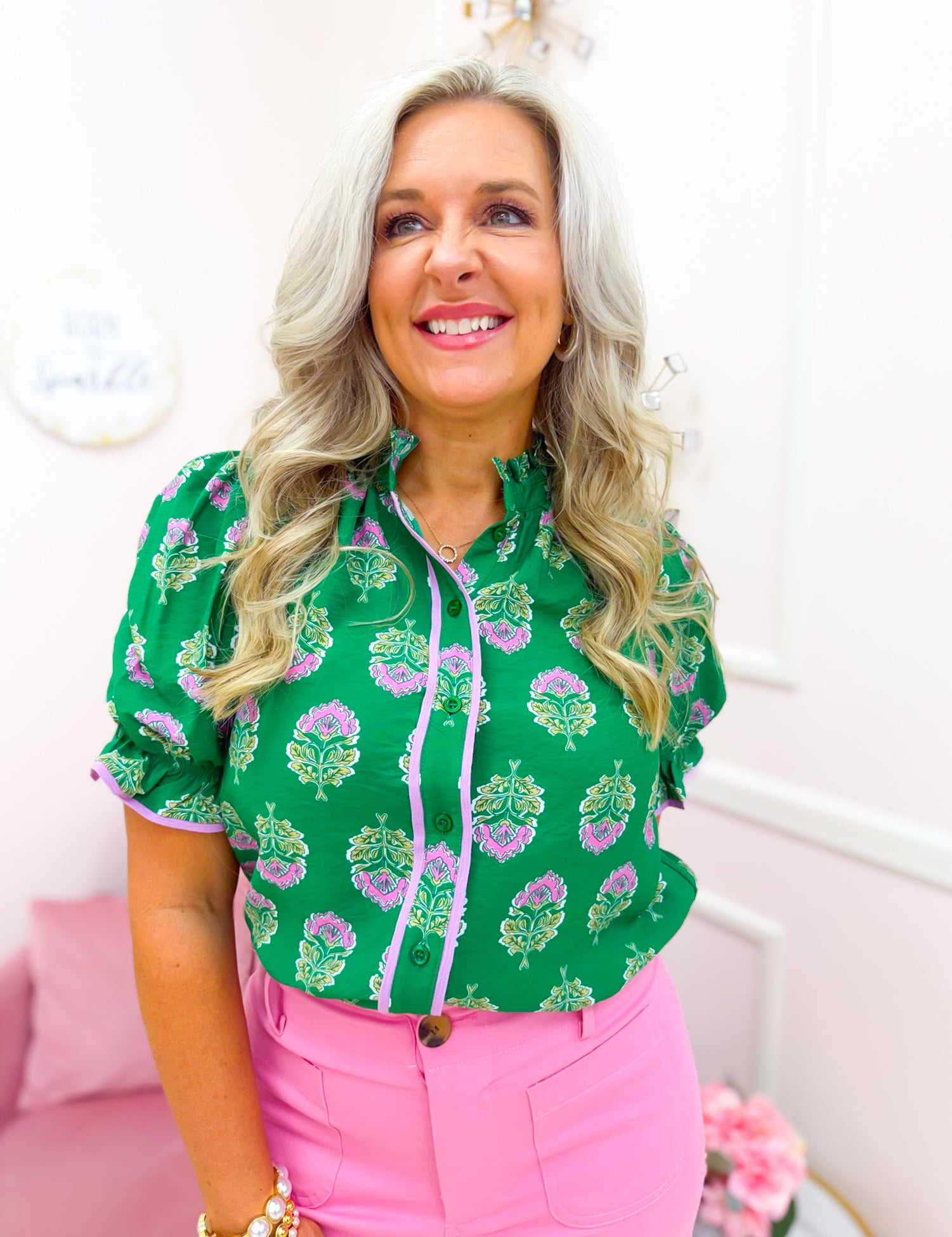 Palms & Petals Top