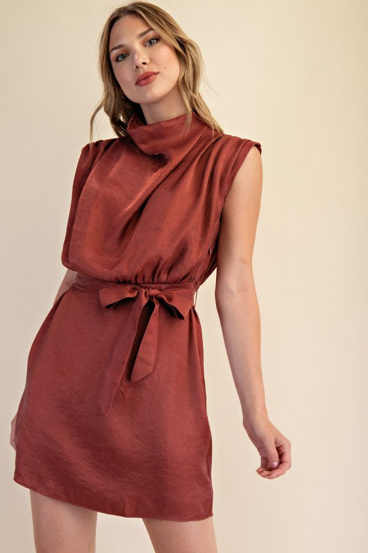 Still Hopeful Dress Rust