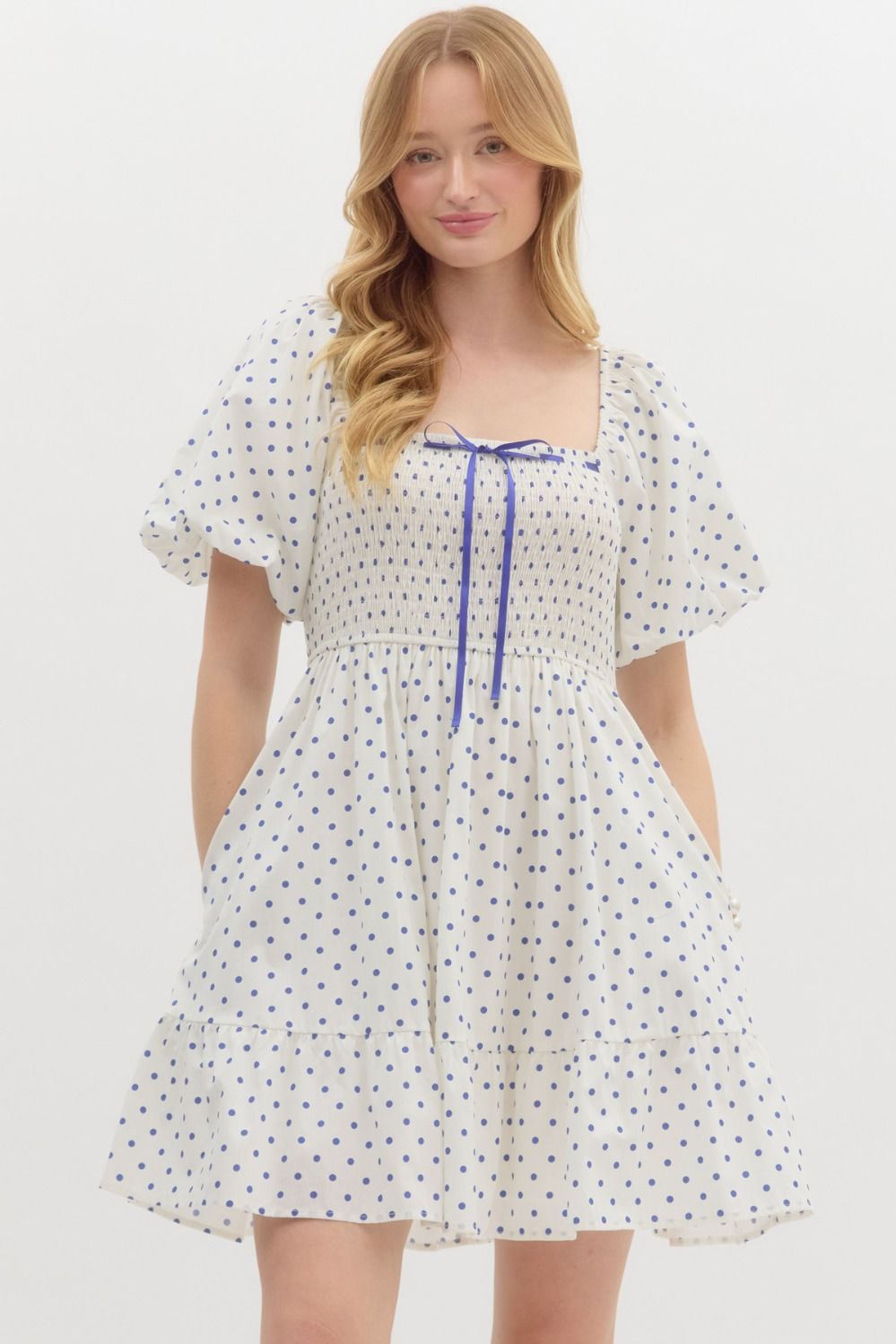 Dottie Dress White
