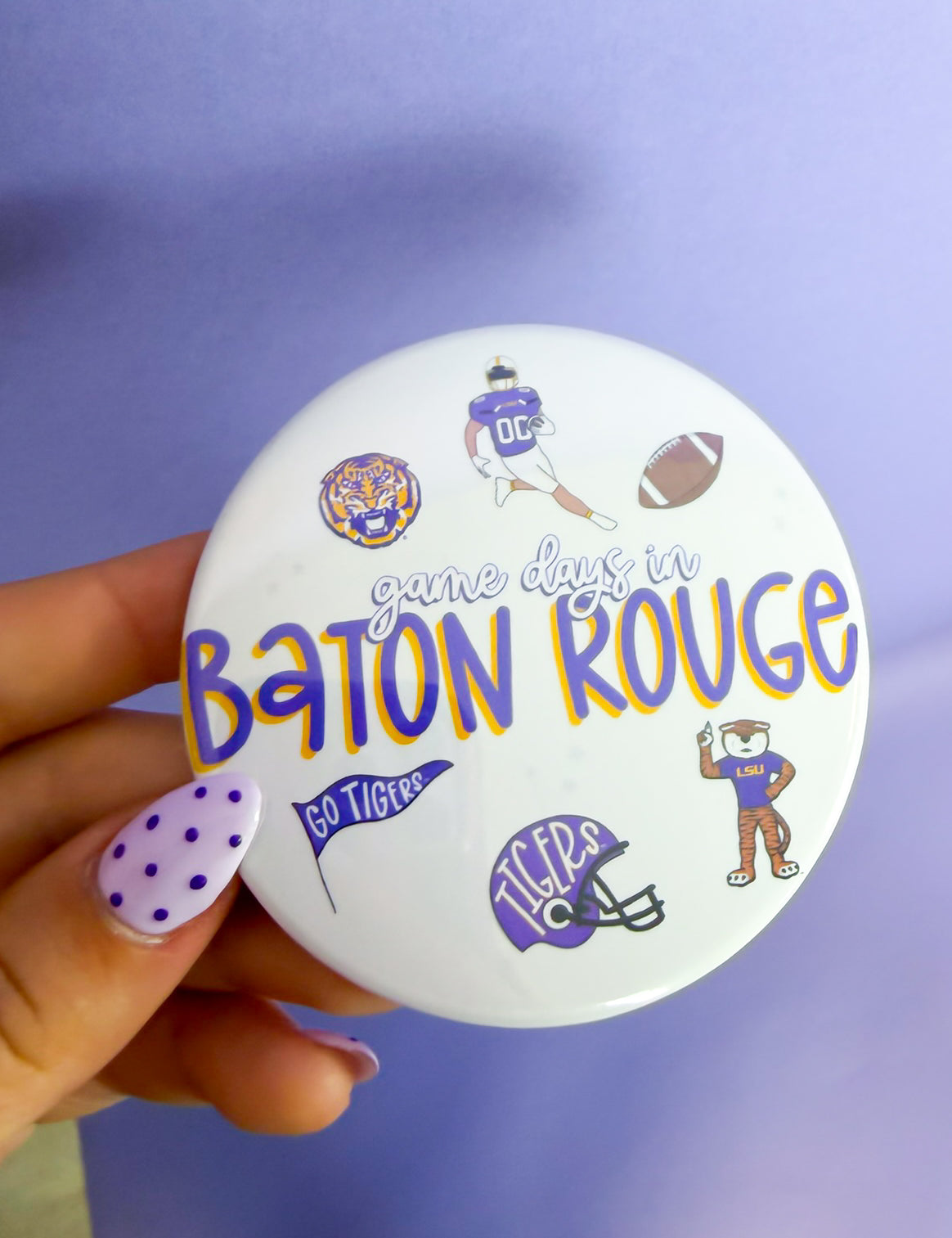 Game Days In Baton Rouge Button