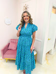 Radiant Maxi Blue Floral Plus