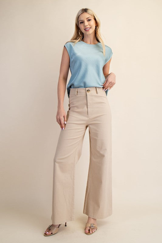 Forever Falling For You Pants Taupe