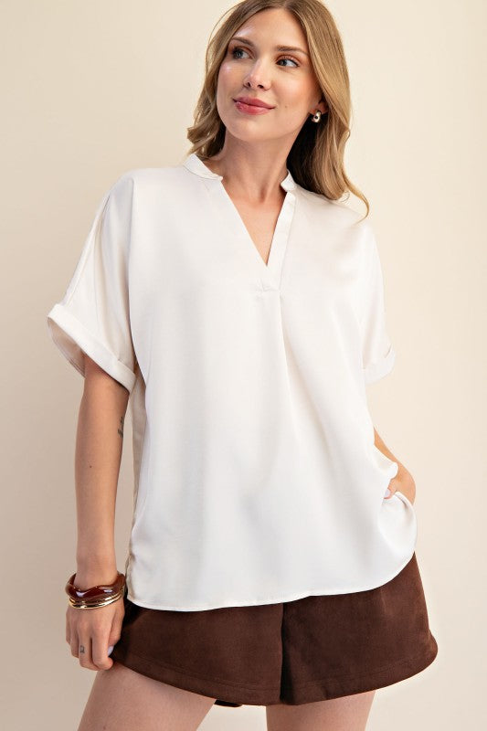 Quiet Luxury Top - Ivory