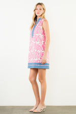 Morning Mosaic Mini Dress