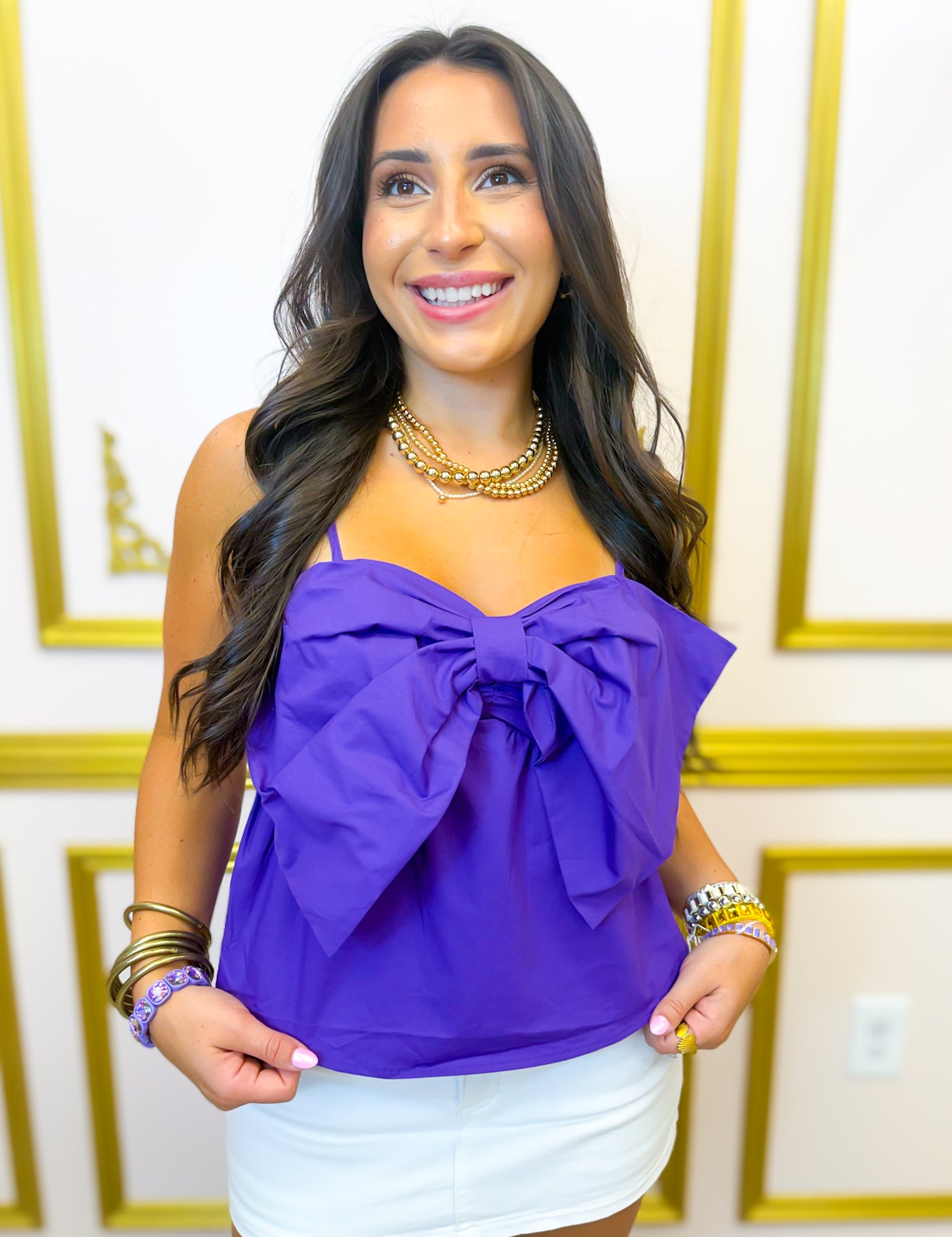 UnBOWlievable Top - Purple