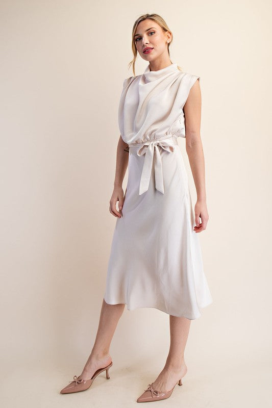 Sleek Adventures Dress Cream