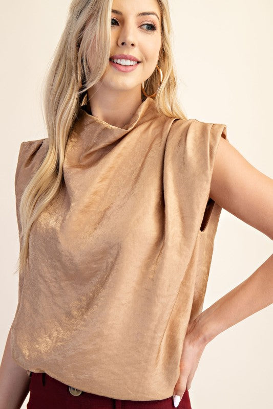 Ready For The Day Top Taupe