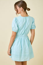 Azure Whisper Mini Dress