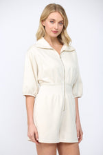 All The Rage Romper Ecru