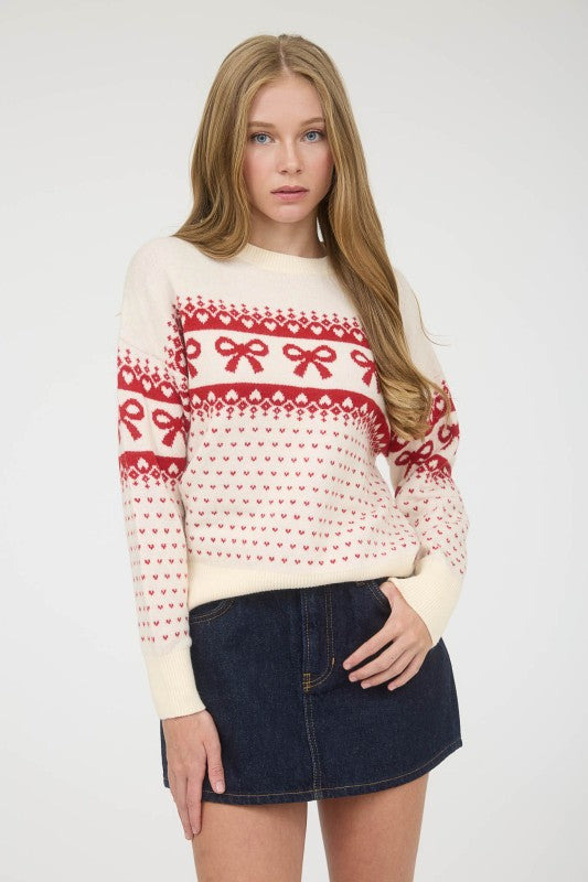 Wrap Me Up Sweater Cream