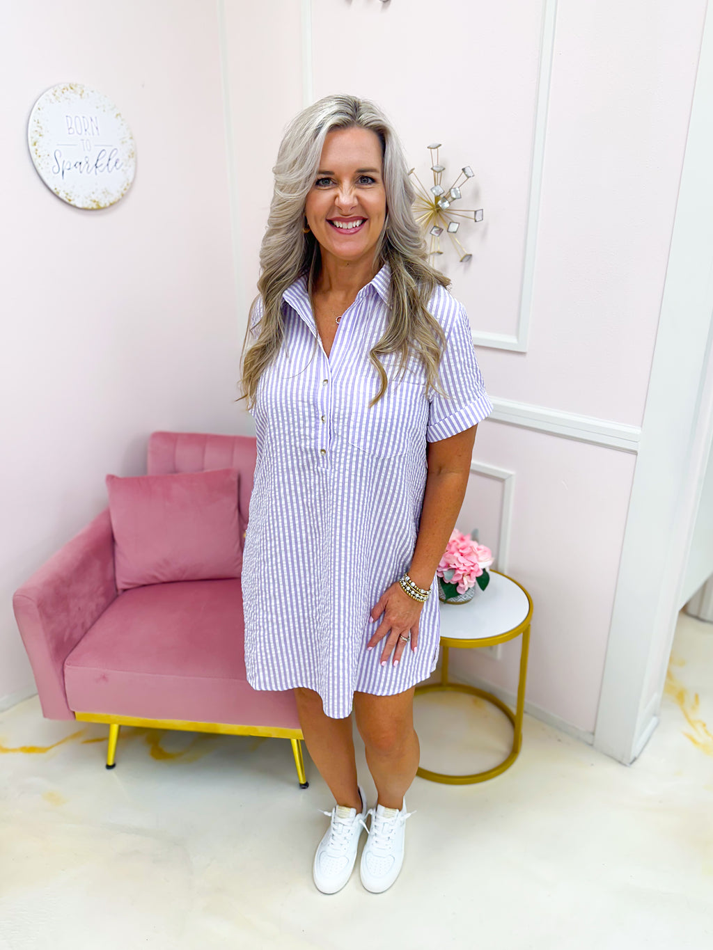 Easy Sunday Dress Lavender