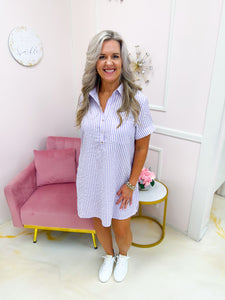 Easy Sunday Dress Lavender