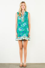 Capri Bloom Mini Dress