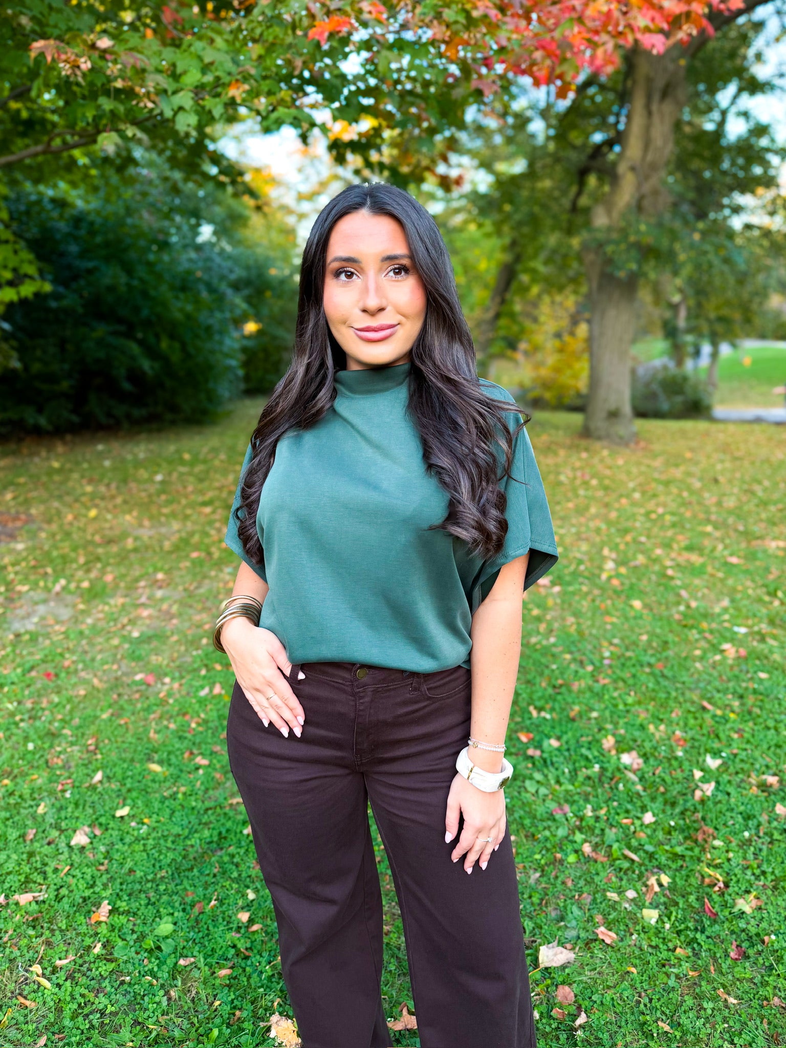 Loving In Style Top - Olive