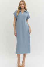 Willow Midi Dress -Chambray