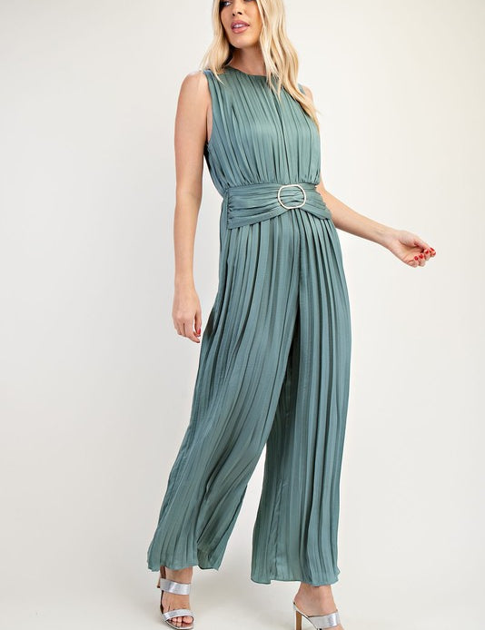 Let Me Be Me Jumpsuit Mint