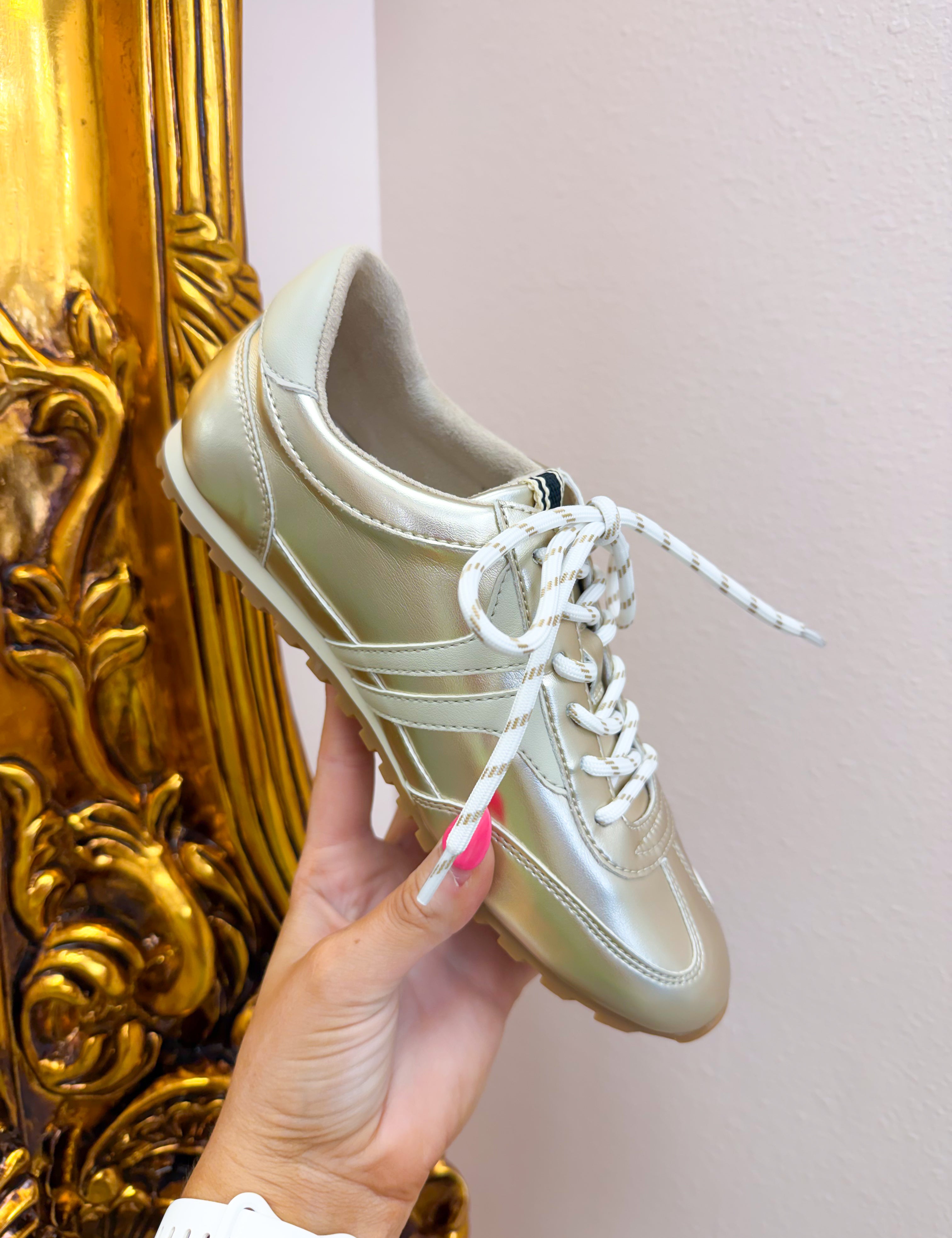 Sarah Sneaker - Gold