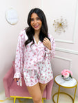 Garden Slumber PJ Set pink
