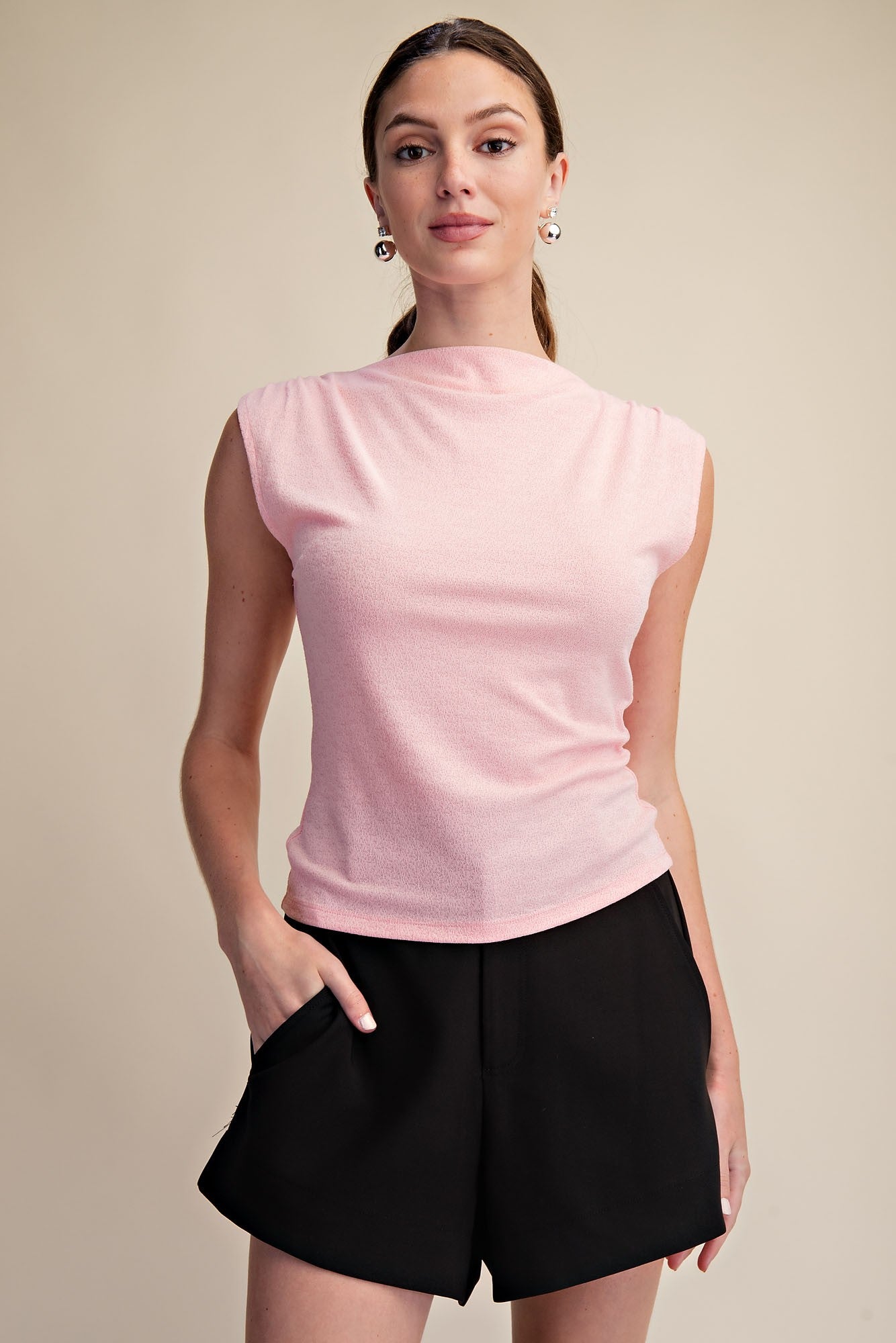 Go To Glam Top - Pink