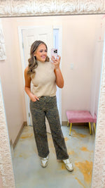 Logan High-Rise Tiger Jeansg