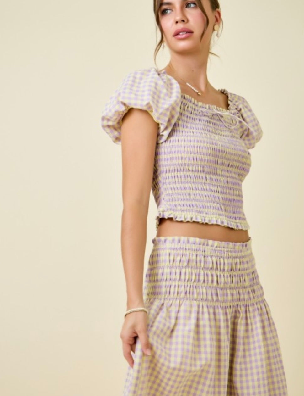 Sweet Meadow Top - Lavender