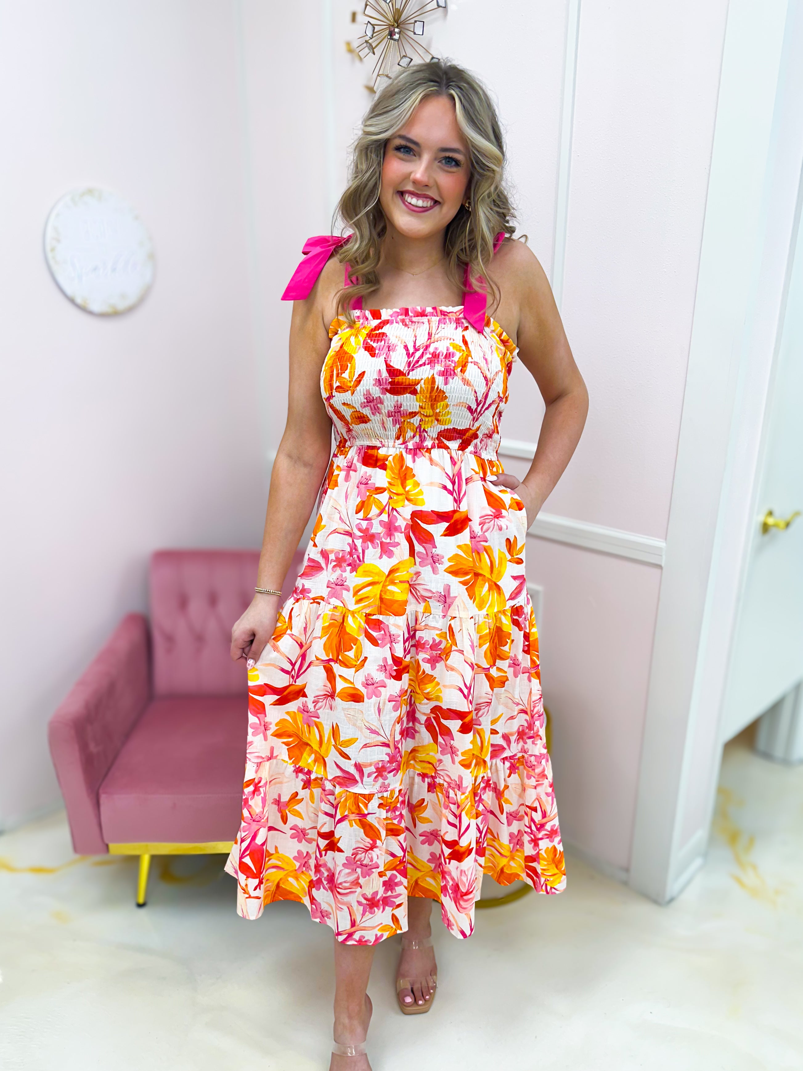 Life’s Treasures Dress Pink