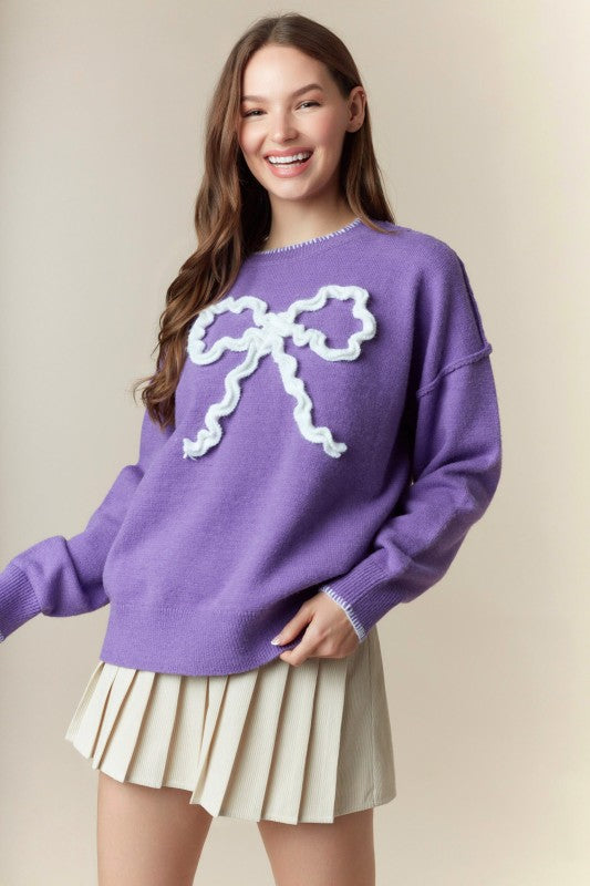 Stitches & Bows Sweater