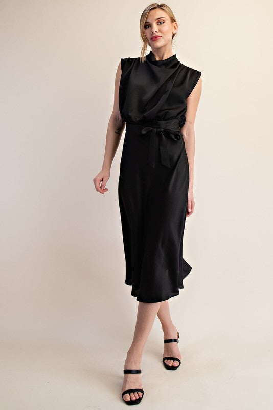 Sleek Adventures Dress Black