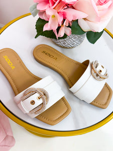 Colwyn Sandal White