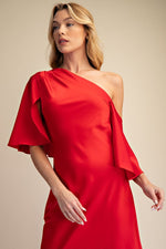 Whimsical Sense Of Style Midi Dress Red